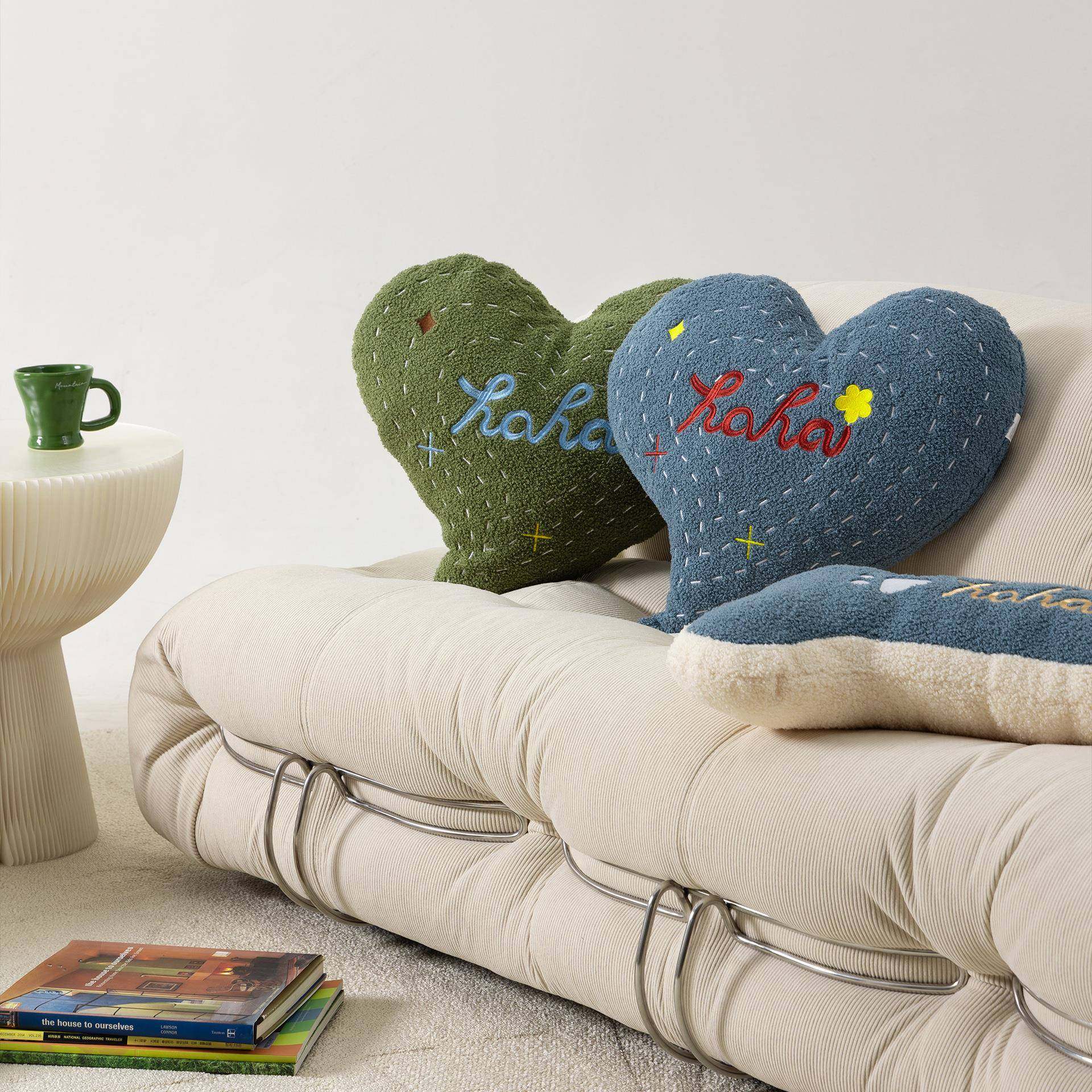 外贸跨境异形抱枕爱心骨头腰枕现代客厅沙发靠枕抱枕套ins风靠垫,居家布艺,抱枕被,淘宝优惠券,粉丝福利购,淘宝优惠卷