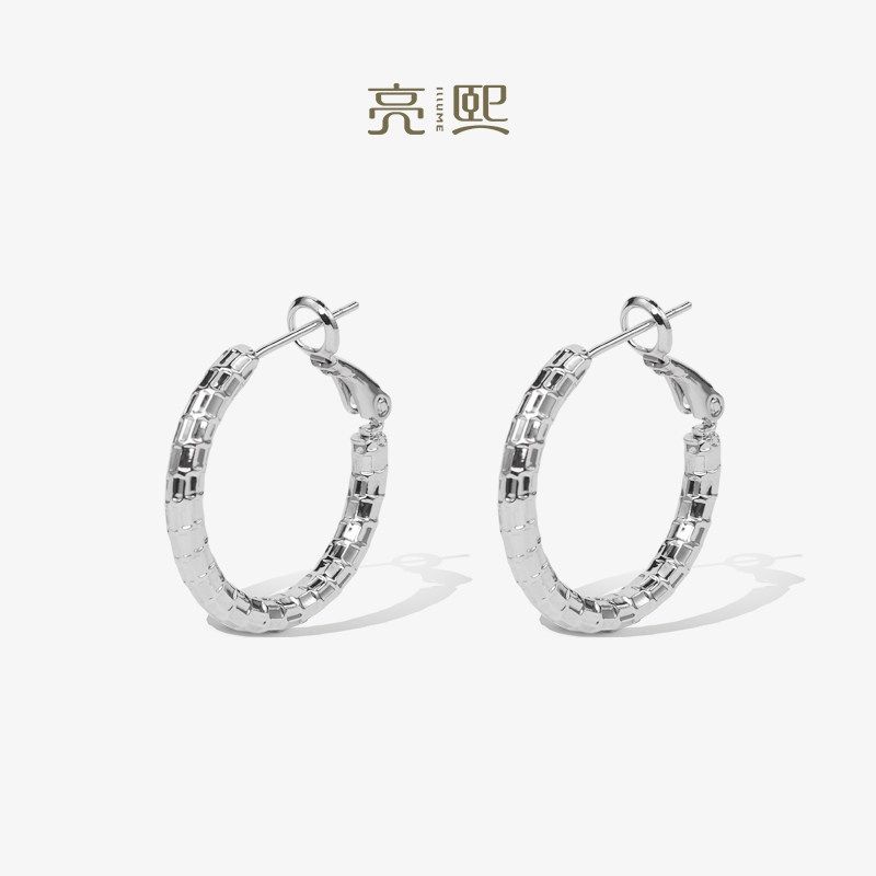 亮熙轮廓系列碎碎冰C型圆圈耳钉极简通勤精致高级感迷你耳环,饰品/流行首饰/时尚饰品新,耳环,淘宝优惠券,粉丝福利购,淘宝优惠卷