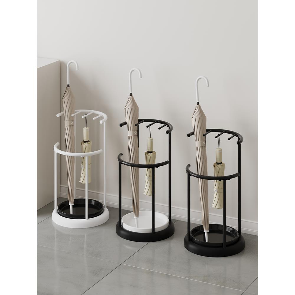 家用雨伞收纳架雨伞架门口放雨伞置物架存放架收纳桶入户门沥水架