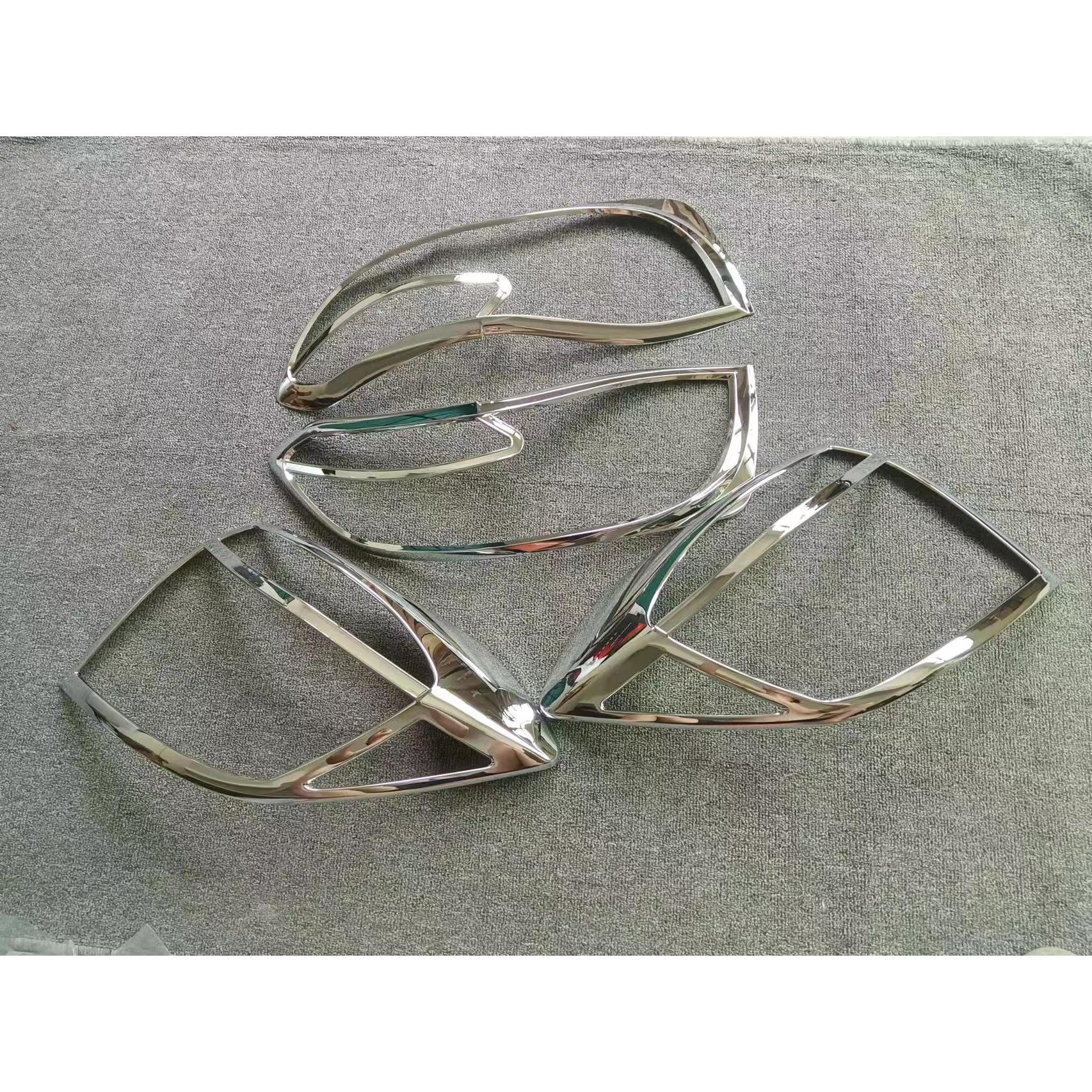 09-14款汉兰达尾灯罩大灯框边框罩改装汉兰达前后大灯装饰条