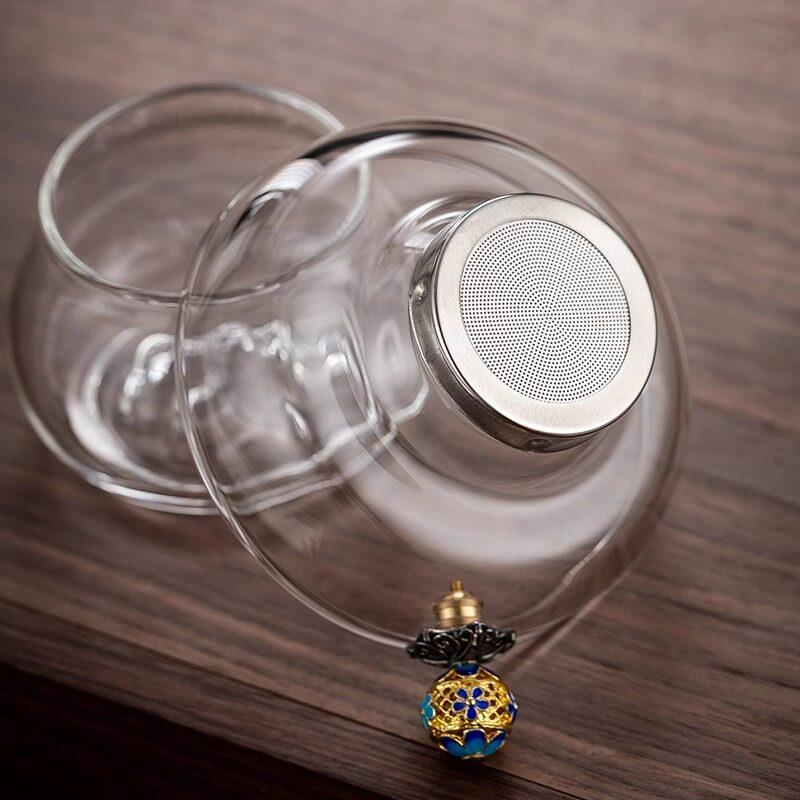 玻璃茶漏茶滤滤茶器茶漏滤细茶叶滤单网茶隔公道FTS杯超个高档过