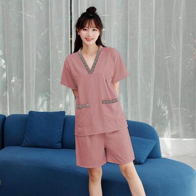 贡麻汗蒸8304浴服女情侣大码男桑拿服疗洗中足摩心专用按浴衣家居