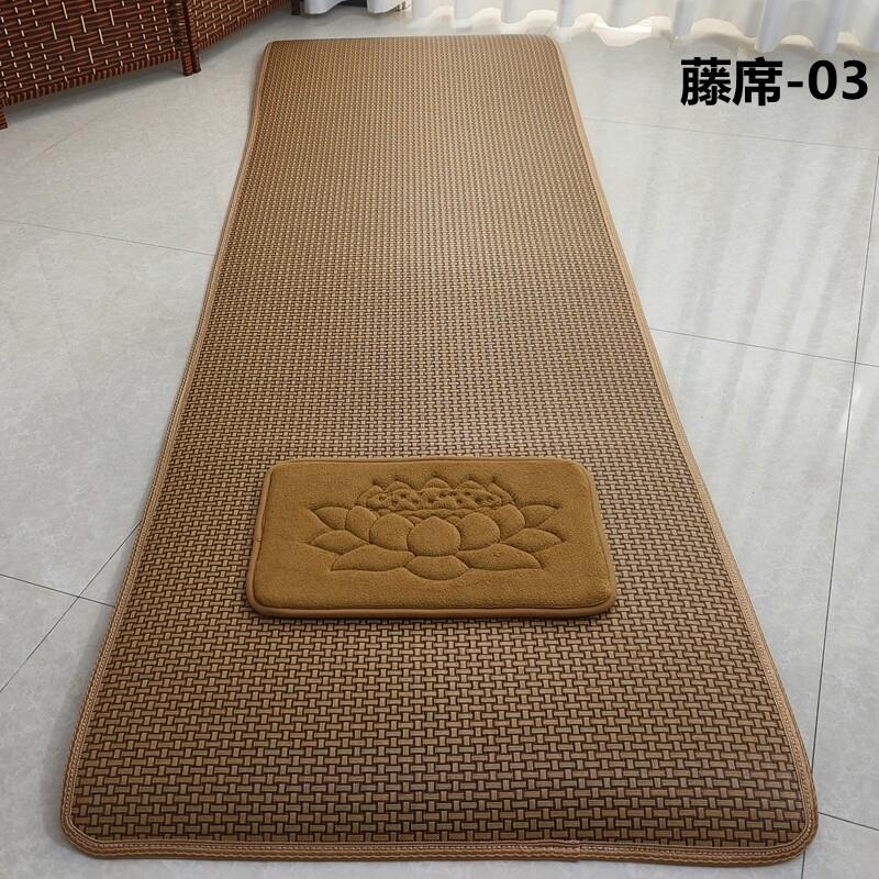 四款超顺滑手工冰藤席01-0丝季藤席拜垫加厚防滑垫瑜伽运动耐磨垫