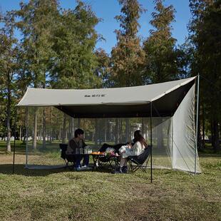 旅黑行LYM家天幕胶防蚊外带蚊帐户帐篷营防晒露遮阳屋脊野外专业