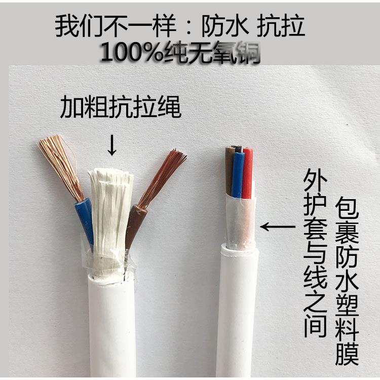 铜芯信号线软芯控线监控RVV2芯1/RVV3/4/5/67/8芯制x0./5/0.75/平