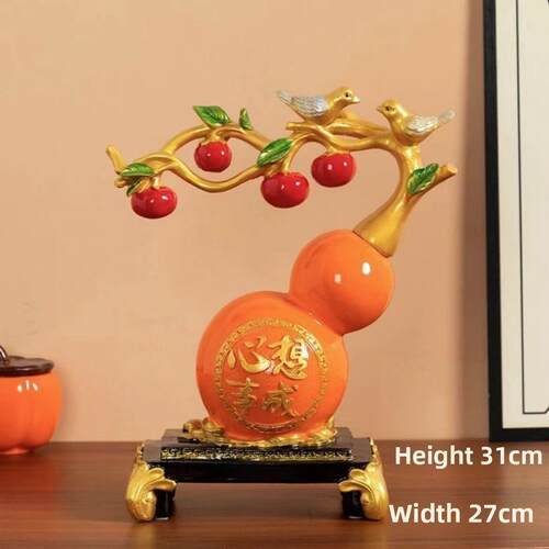 新中国风VTL如意葫芦吸引财富和饰愿望成装饰客真家厅入口酒柜装