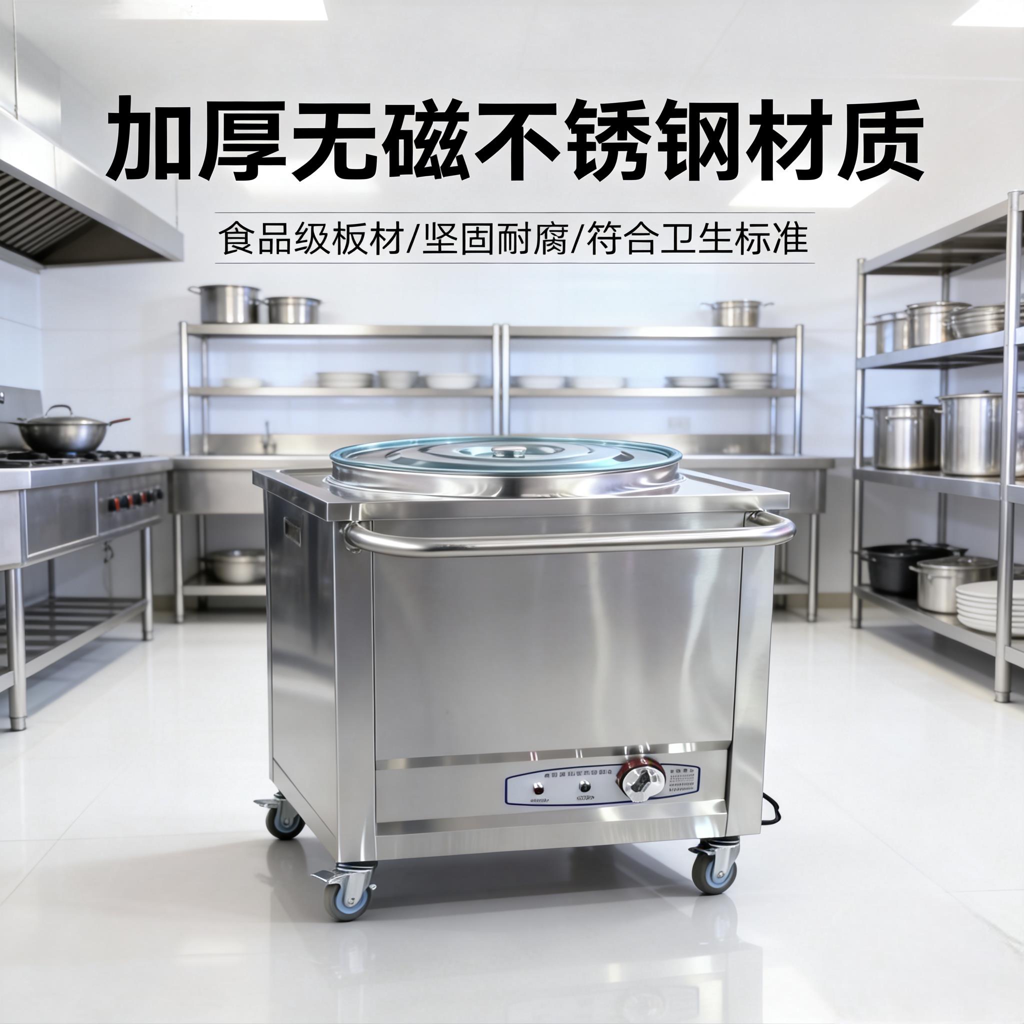 单桶保温高锅保温粥JEA辣车大容量可移动早餐胡汤食堂热车热粥汤