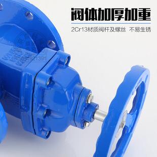 软来密封暗杆阀Z45X-16弹性座封自水开闸关铸铁颂高兰消防阀门法