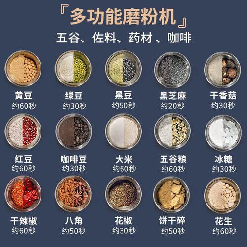 磨型磨粉机超细研家用干 干燥花椒打粉M机小粉碎机五谷杂粮电动研