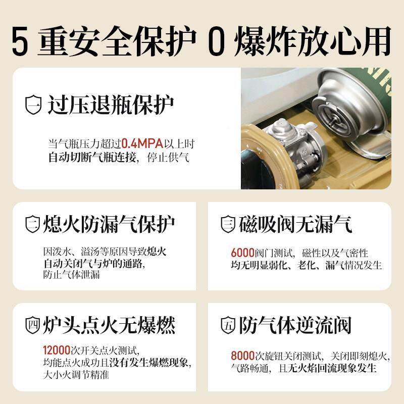 卡TC-CB式炉户磁外炉具燃气炊灶便携式瓦斯具炉商用卡炉家用露营