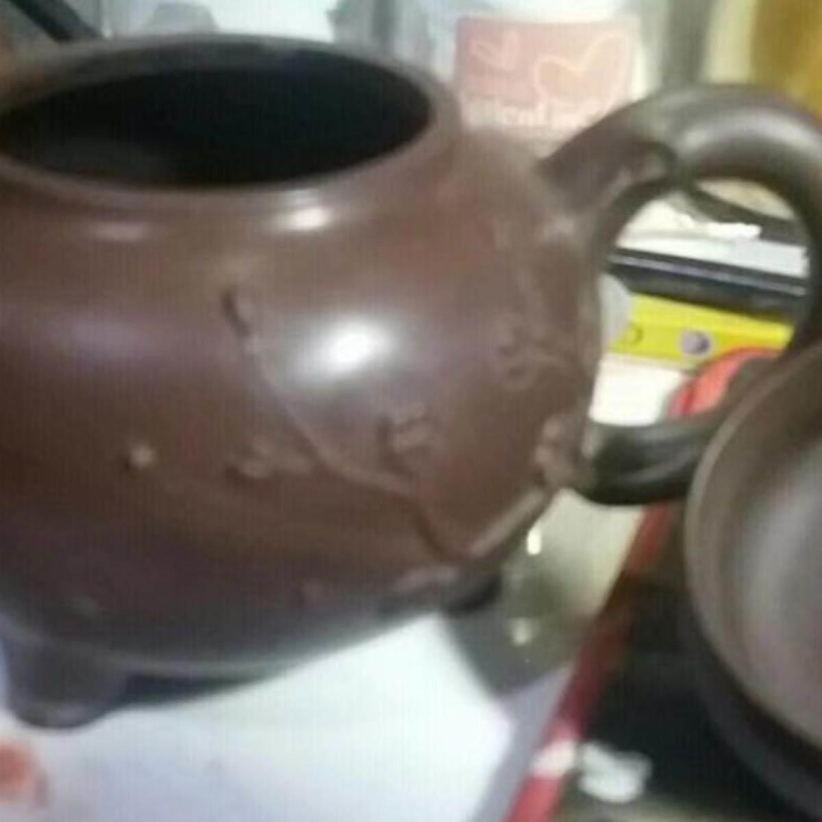 紫砂壶修修缝覆修补泥痕金缮覆瓷器壶盖修补锔瓷包银无补HBX裂修