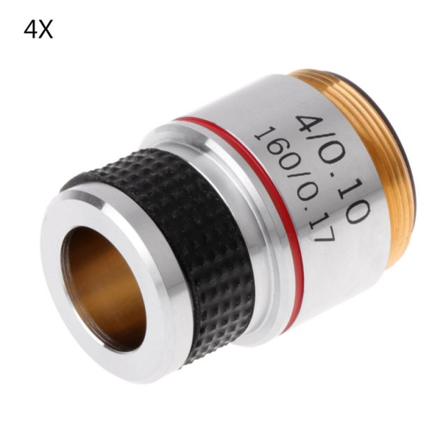 极速4X 10X 40X 100X Achromatic Objective Lens for Biological