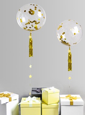 10Pcs 8-20 Transparent Bobo Bubble Balloon Helium Inflat