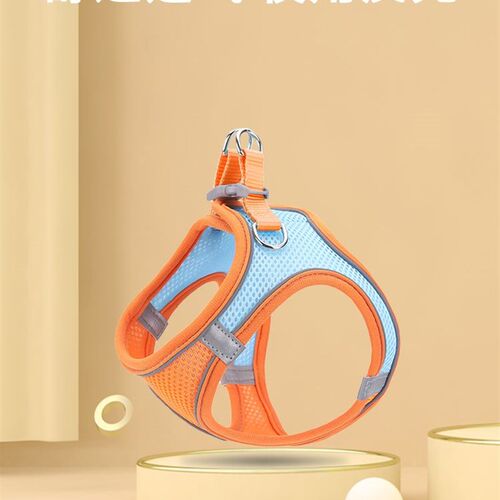好货New Pet Dog Harness Leash Set Reflective Adjustable Pupp