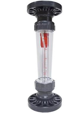 极速PVC塑料法兰流量计转子式DN200/250/300浮子液体水流量计管道