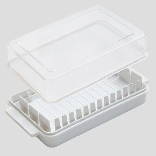 Kitchen Butter Dish Box Holder Tray With Lid Cheese Board