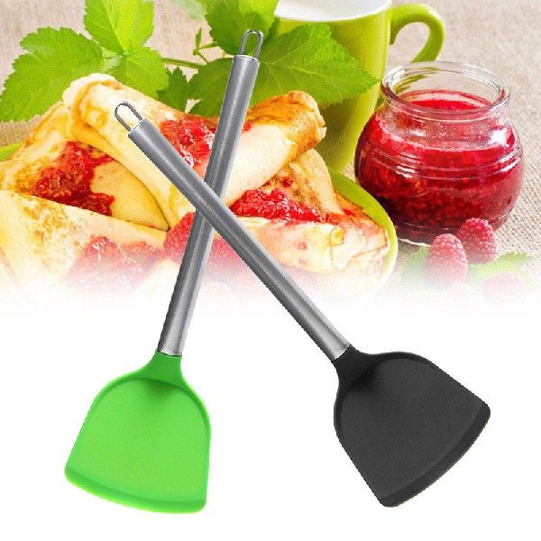 Non Stick Silicone Spatula Pancake Omelets Slice Turner