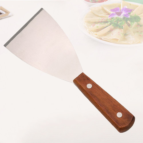 好货煎饼果子烤冷面铲刀商用不锈钢披萨工具手抓饼炒酸奶专用斜口
