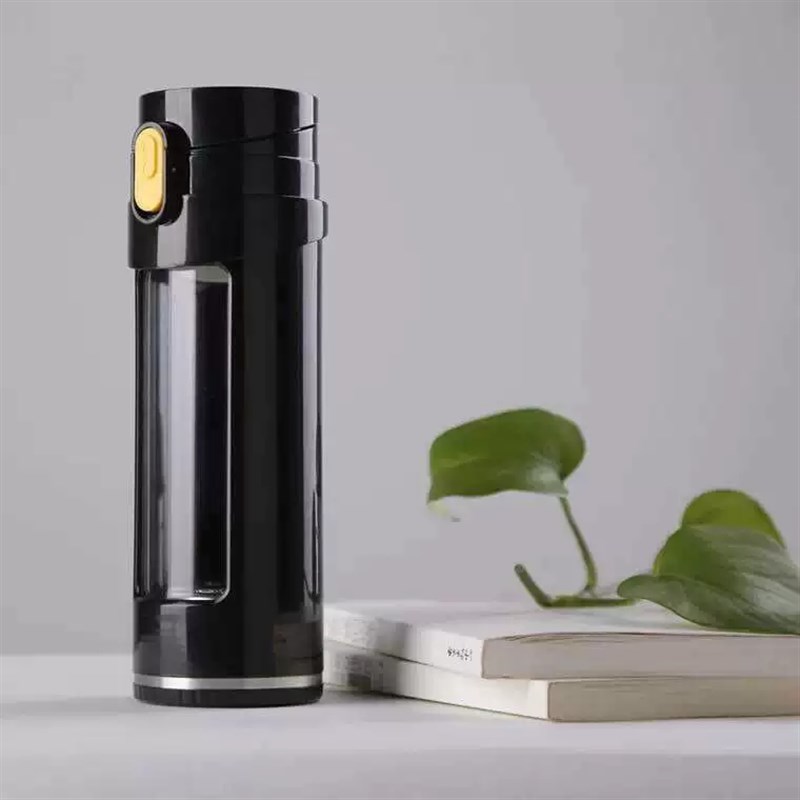 富氢水杯水素杯矿石可泡茶男便携非电解高浓度负离子健康养生杯女