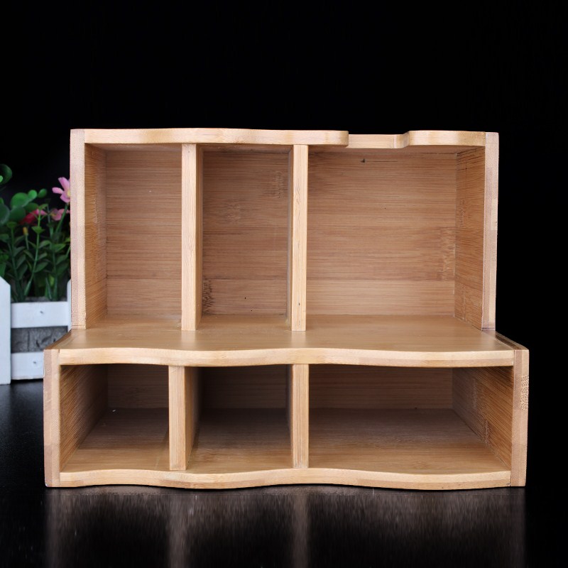 奶茶咖啡店纸巾木质收纳盒 叉吸管糖包奶球搅拌棒收纳架纸杯架