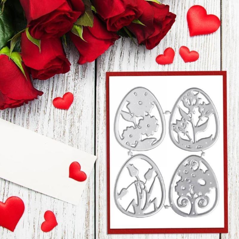 Easter Embossing Knife Mould DIY Paper Art Egg Hollow