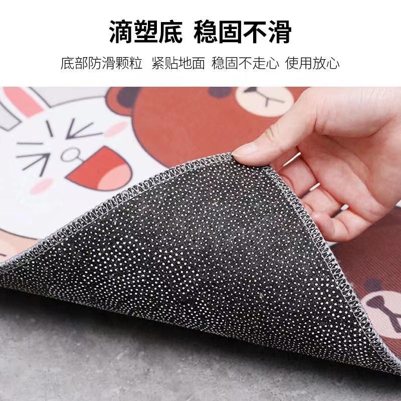 新疆包邮入户进门地垫门垫卡通地毯卧室门口浴室家用防滑吸水脚垫