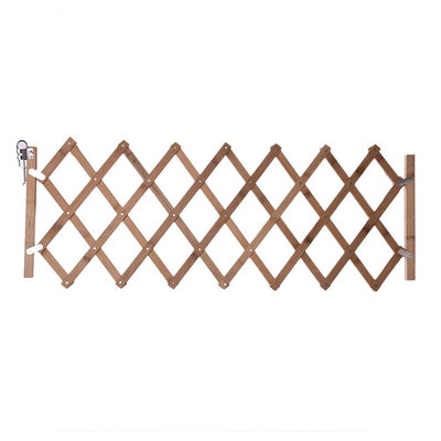 极速Retractable Pet Barrier Fence Cat Dog Gate Bamboo Pet Fe