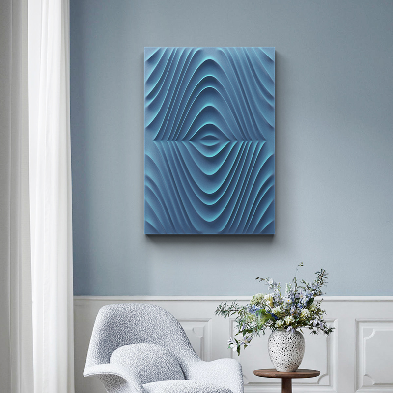 2022款现代简约入户玄关3d立体肌理抽象壁画客厅沙发背景墙装饰画图片