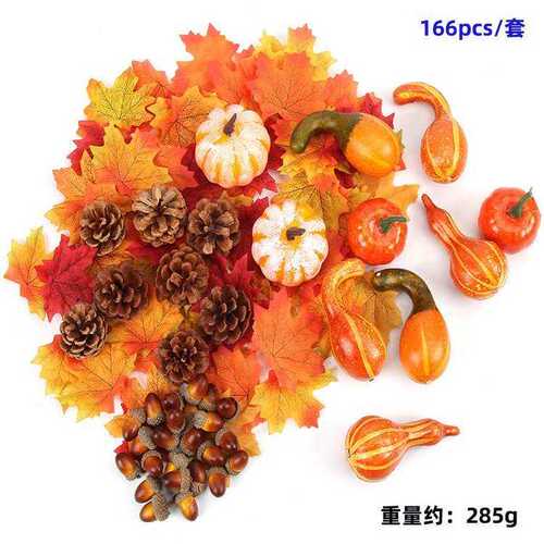 好货Halloween simulation pumpkin model shooting props set