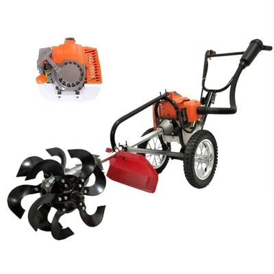 园开沟机农用小型松土机微耕机汽旋耕机V除草机耕地机