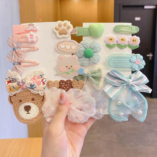 极速Hair clip Ins bangs hair Suit Trinkets woman Headwear