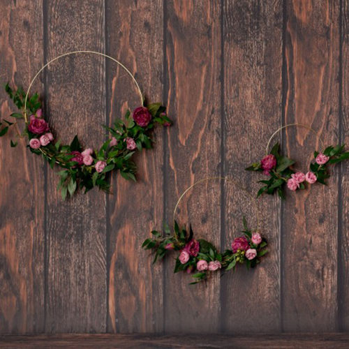 好货40cm Home decor Easter metal Ring iron circle round Catc
