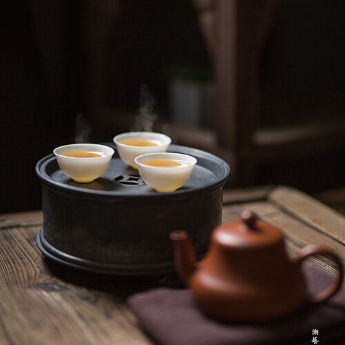 好货潮阳纯锡茶盘 古锡壶承工夫茶盘 茶池 茶船 茶海茶承铜建水