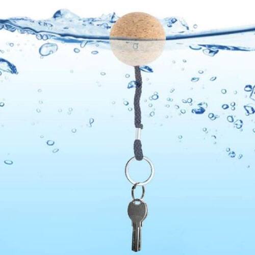 极速50mm Boat Floating Cork Keyring Water Buoyant Ball Float