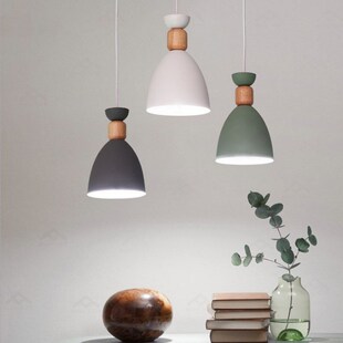 restaurant nimalist modern color lamps macaron 极速Nordic