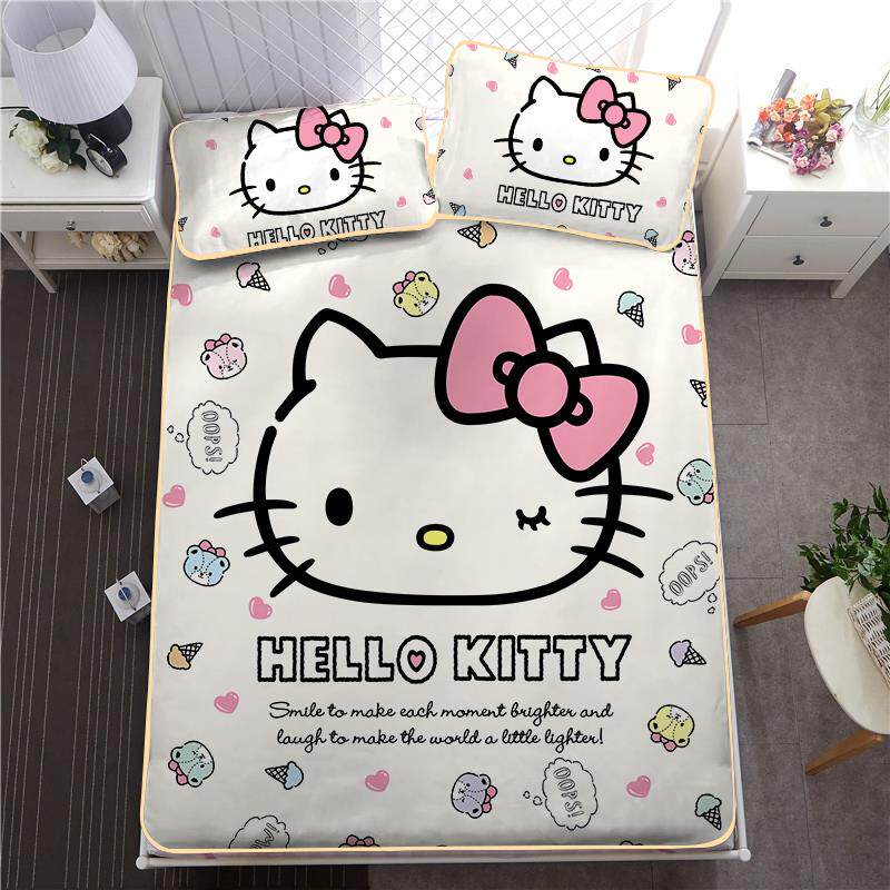 直销夏 三丽正版席卡动漫女生粉色席凉子草莓鸥凯蒂猫哈通喽kt冰