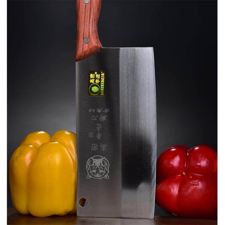 高密正品李进菜刀锈鉻钢切肉丝切切片手厨不房刀具材质:5c工锻打