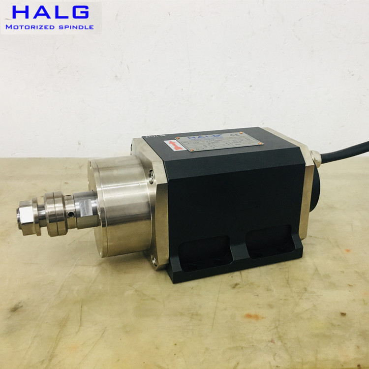 2.20KW磨刀机磨削夹砂轮电主轴 12000转水冷方形高速精密主轴