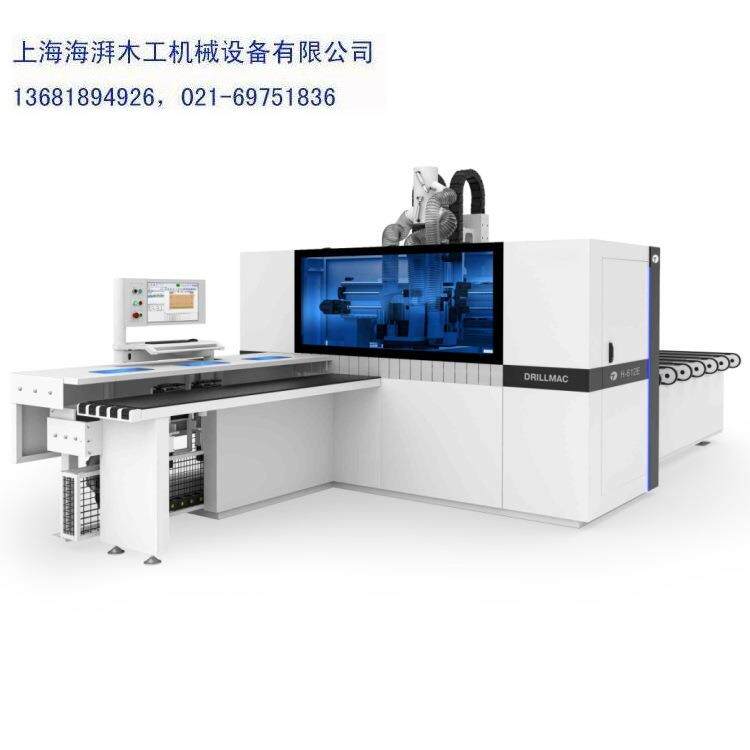 上海海湃家具一次成型六面钻孔机价格，数控六面打孔机特点