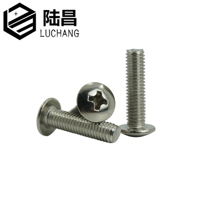 201不锈钢大扁头螺丝机螺钉 蘑菇头机丝M5*8/10/12/16/20-60mm