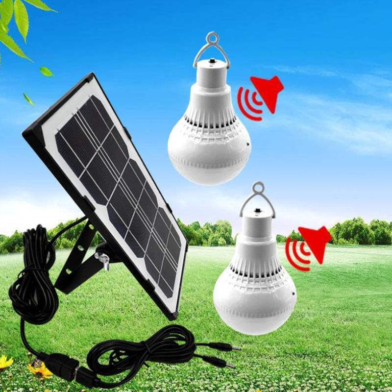 声控太阳能灯家用户外农村厕所两件式楼道走廊照明庭院非人体感应