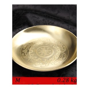 Plate thickening for Fruits tableware Pure nut copper