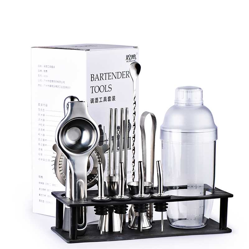 煌鹰雪克杯手摇带刻度奶茶店用品水果茶工具套装鸡尾调酒器酒用具