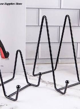 1pcs Plate Display Stand Picture Easel Metal Plate Stands