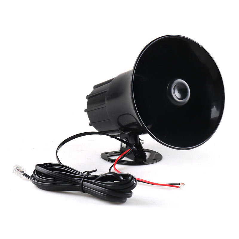 12V 50W 120dB Air Siren Horn Warning Alarm Megaphone for Car