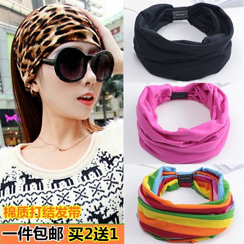 新品with adult modelling beauty girl adjust hair bands han