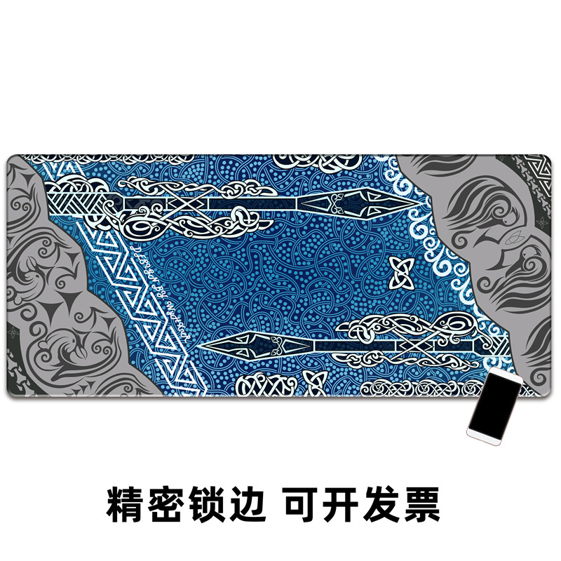 CSGO印花集鼠标垫超大锁边游戏男生网咖电竞宿舍办公电脑桌垫定制