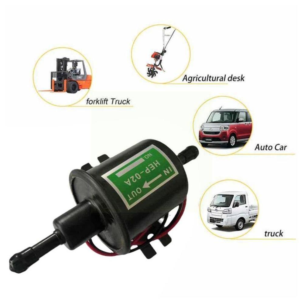 Universal 12V Electric Fuel Pump Metal 12 Volt Inline