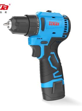 腾亚TOUA DBLD120无刷双速12v锂电手电钻工业级大扭力手枪钻