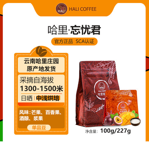 HALICOFFEE云南卡蒂姆咖啡豆
